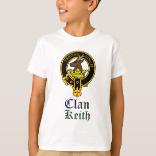 Keith scottish crest and tartan clan name T-Shirt