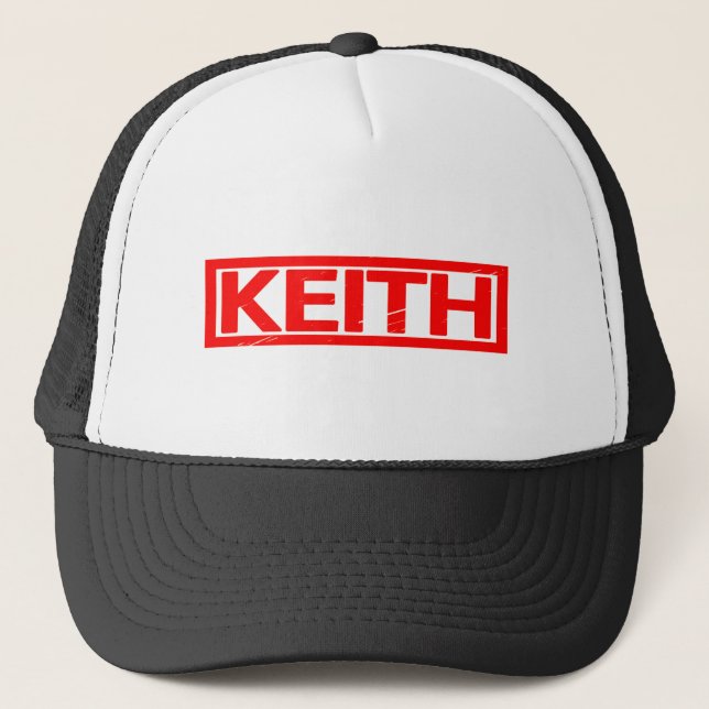 Keith Stamp Trucker Hat (Front)