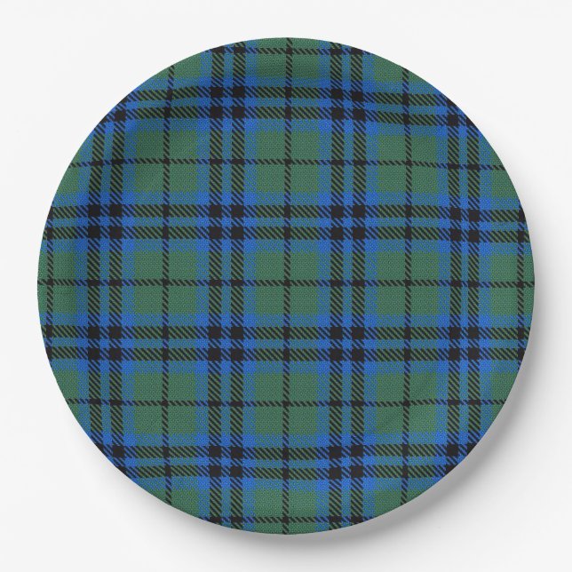 Keith Tartan Paper Plate (Front)