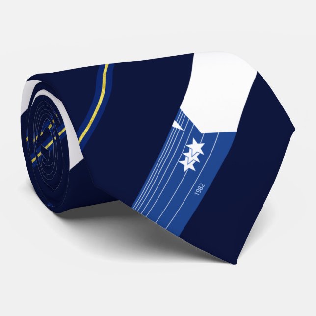 Keizer (Oregon) city flag Neck Tie (Rolled)