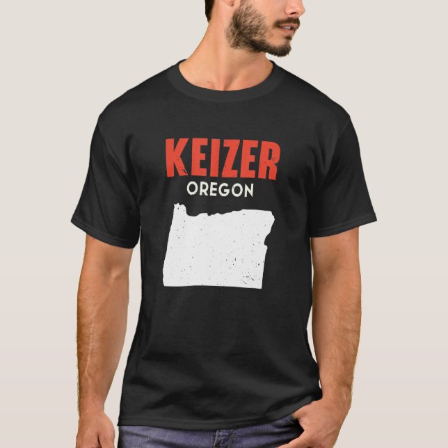 Keizer Oregon USA State America Travel Oregonian T-Shirt (Front)