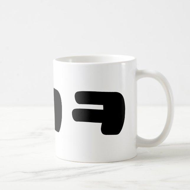 KEKEKE ㅋㅋㅋ Korean Slang Coffee Mug (Right)