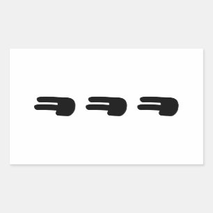 KEKEKE ㅋㅋㅋ Korean Slang Rectangular Sticker