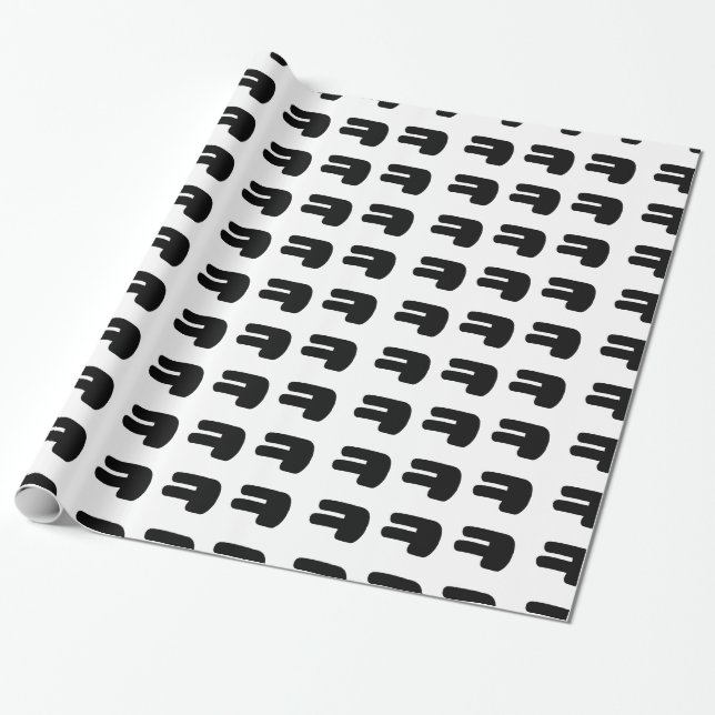 KEKEKE ㅋㅋㅋ Korean Slang Wrapping Paper (Unrolled)