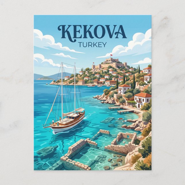 Kekova Turkey Postcard (Front)