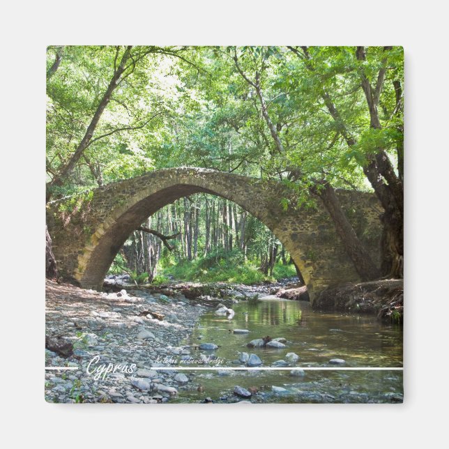kelefos mediaeval bridge at Cyprus, magnet (Front)