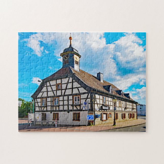 Kelkheim Town Hall Germany. Jigsaw Puzzle (Horizontal)