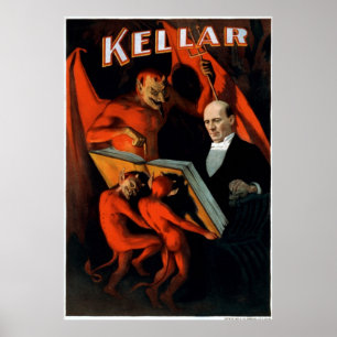 Kellar and his servants poster