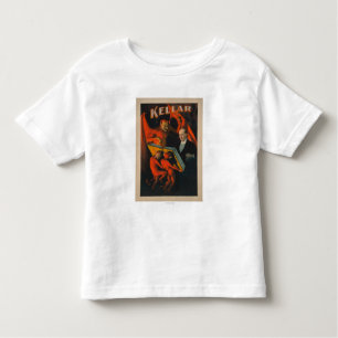 Kellar Devil and Demons with Magic Book Poster Toddler T-Shirt