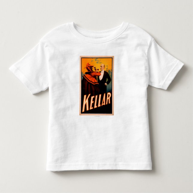Kellar Magician Drinking Wine with the Devil Toddler T-Shirt (Front)