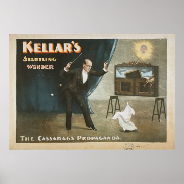 KELLAR Magician Illusionist VAUDEVILLE Poster (Front)