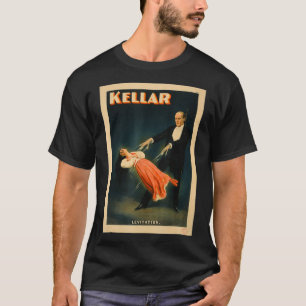 Kellar the magician with a Devil Vintage Poster il T-Shirt