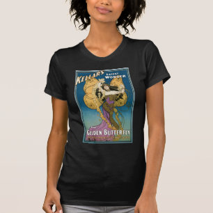 Kellar's ~ Golden Butterfly Vintage Magic Act T-Shirt