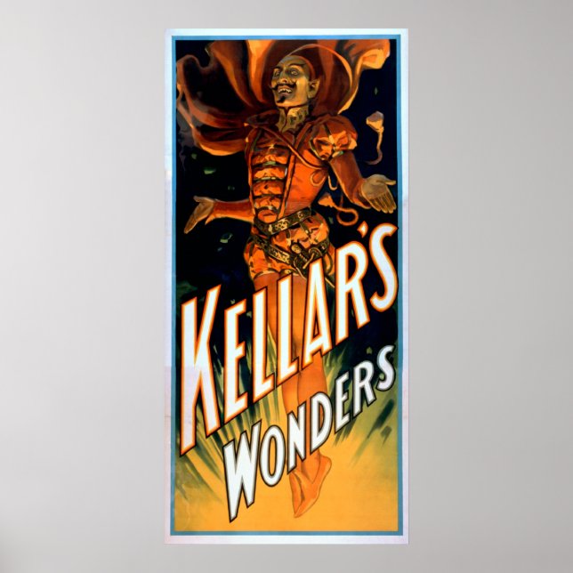 Kellar's Wonders Dressed like Devil Magic Poster (Front)