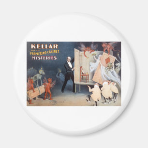 Keller and His Perplexing Cabinet Mysteries Magnet