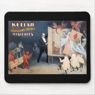 Keller and His Perplexing Cabinet Mysteries Mouse Pad