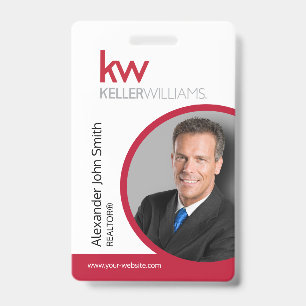 Keller Williams ID Card Badge