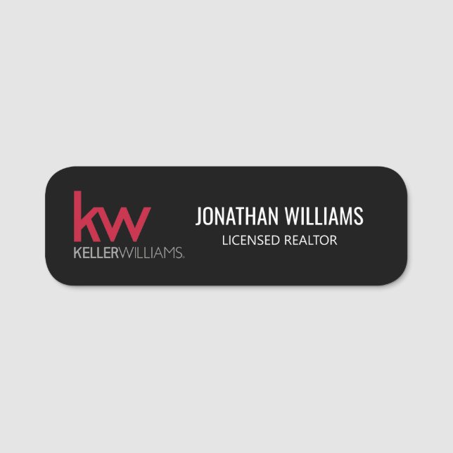Keller Williams Name Tag (Front)