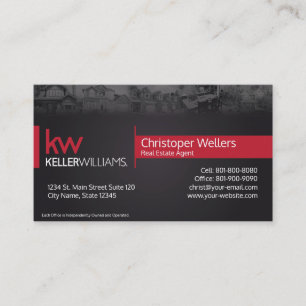Keller Williams Real Estate Business Card Design