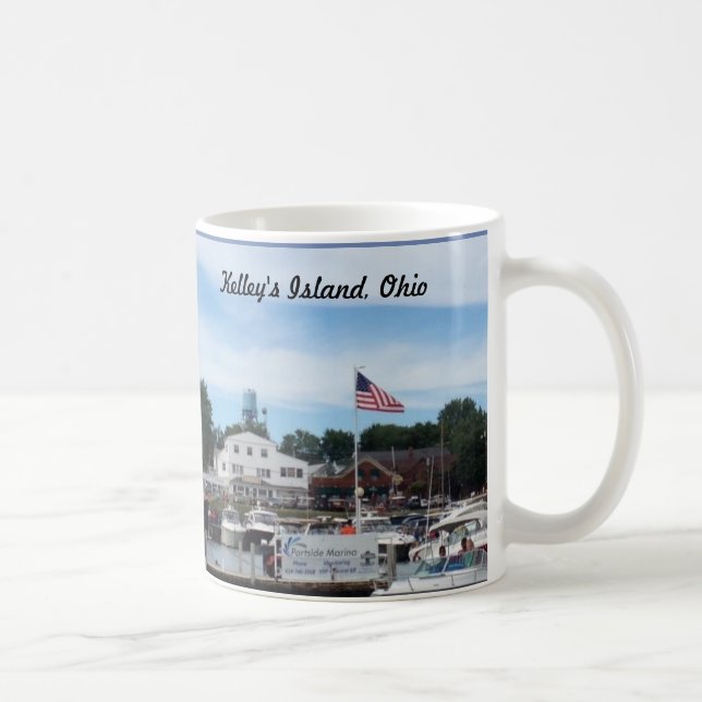 Kelley's Island Portside Marina Ohio Mug (Right)