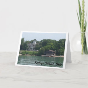 Kelleys Island waterfront photo greeting card