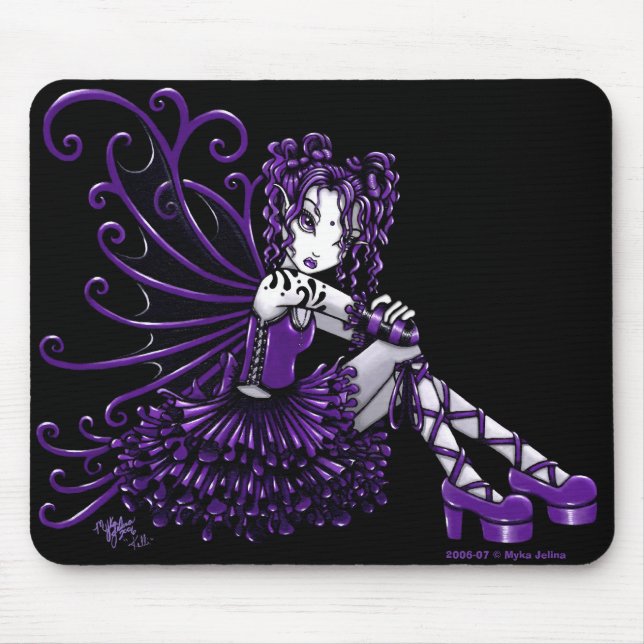 "Kelli" Purple Fairy Mousepad (Front)