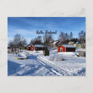 Kello, Finland Postcard