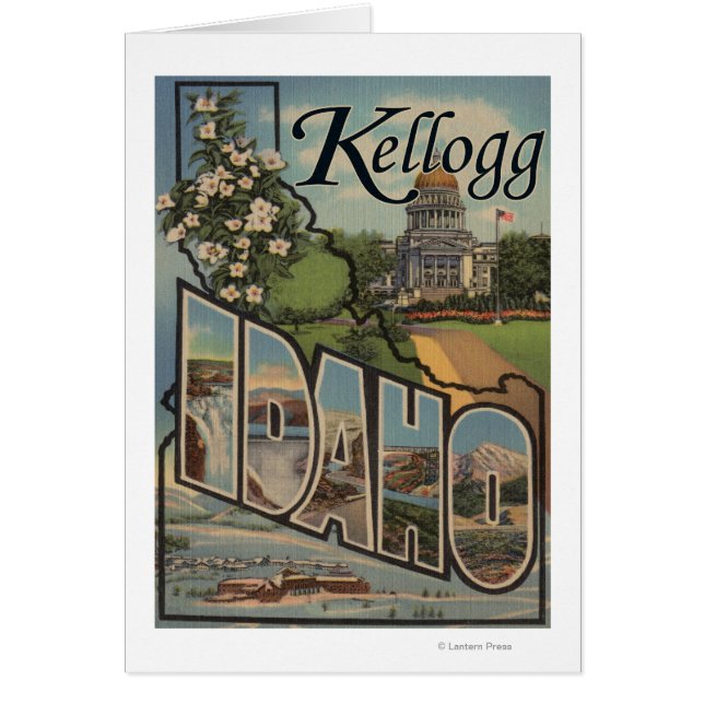 Kellogg, Idaho - Large Letter Scenes (Front)