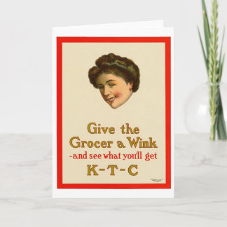 "Kellogg’s Cereal Advertisement" Greeting Card