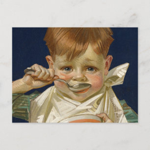 Kellogg's Kids, 1920 by J. C. Leyendecker Postcard