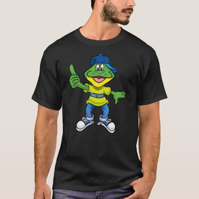 Kellogg's Smacks Breakfast Cereal Dig 'Em Frog Thu T-Shirt (Front)