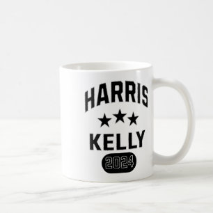 Kelly 2024 For President Vintage Curved Baseball Coffee Mug