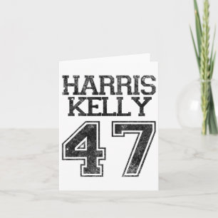 Kelly 2024 Kamala Harris Mark Kelly Vintage Presid Card