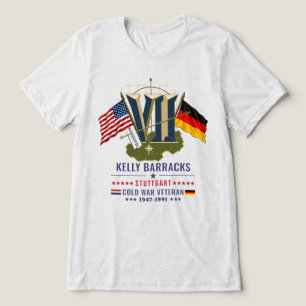 Kelly Barracks Stuttgart Cold War Veteran Tri-Blend Shirt