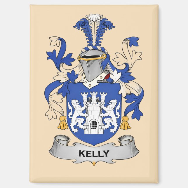Kelly Coat of Arms Magnet (Front)