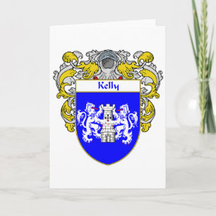 Kelly Coat of Arms (Mantled) Holiday Card