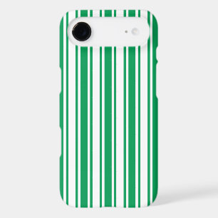 Kelly green and white candy stripes