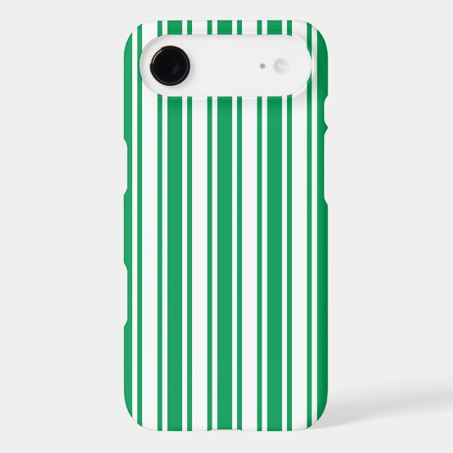 Kelly green and white candy stripes (Back)