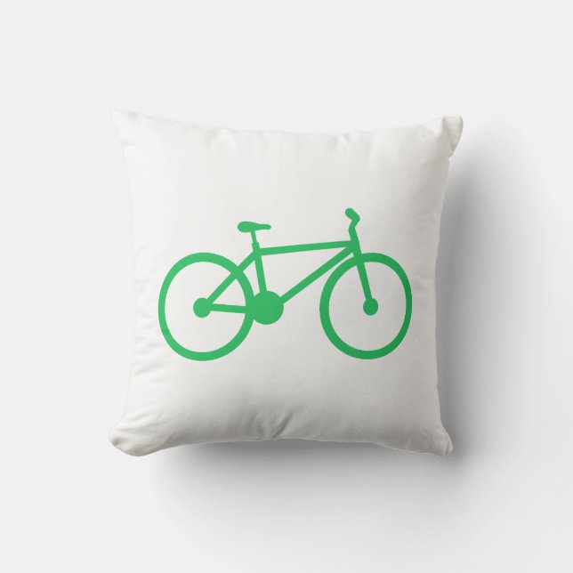 Kelly Green Bicycle Cushion (Front)