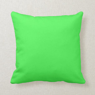 Kelly Green Bright Spring Neon 2015 Colour Trend Cushion
