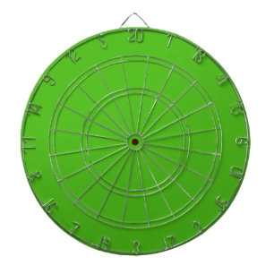 Kelly Green Designer Monochromatic Dartboard