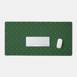 Kelly Green Golden Zinnia Sun Desk Mat
