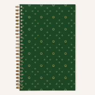 Kelly Green   Golden Zinnia Sun Notebook