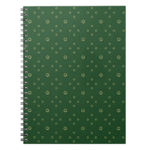 Kelly Green Golden Zinnia Sun Notebook
