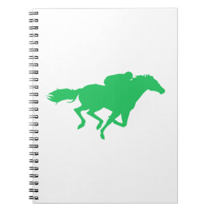 Kelly Green Horse Racing Notebook