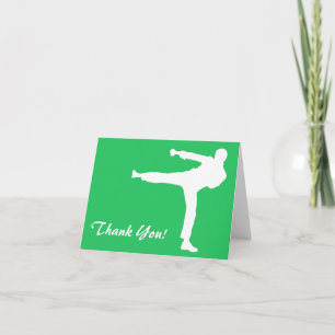 Kelly Green Martial Arts Thank You Card