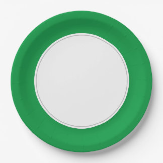 Kelly Green Paper Plates