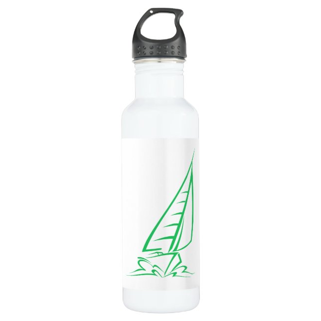 Kelly Green Sailing 710 Ml Water Bottle (Front)
