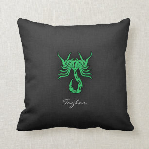 Kelly Green Scorpio Cushion