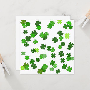 Kelly green “Shamrocks Falling”